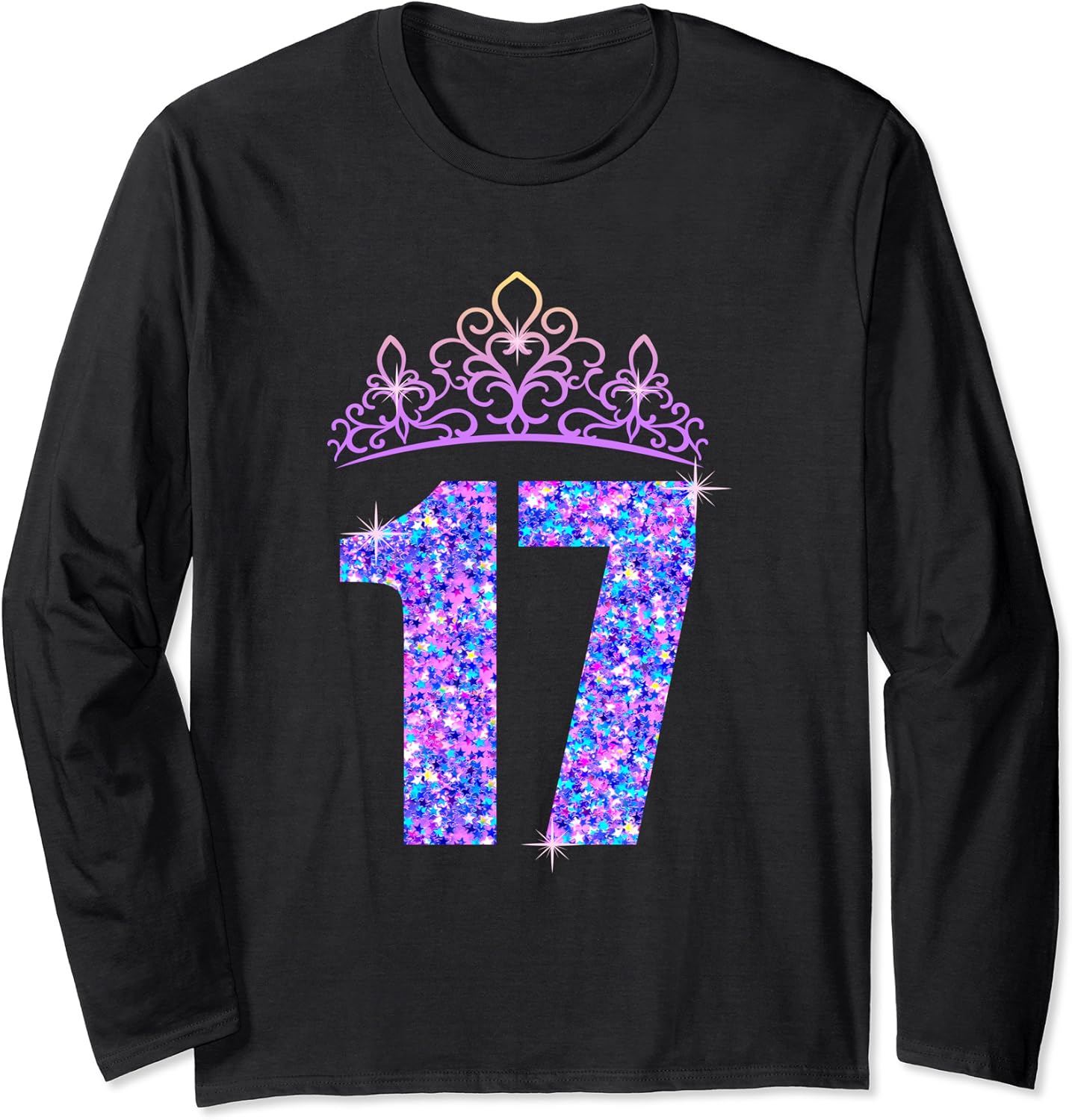 17ter Geburtstag Geschenk zum 17. Geburtstag Mädchen Langarmshirt
